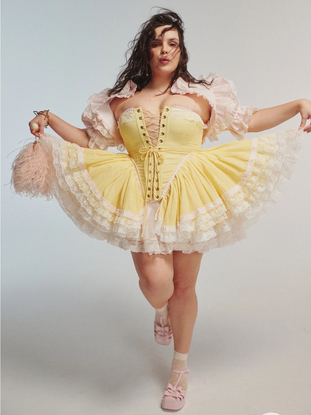 Selkie Custard Victorian Corset